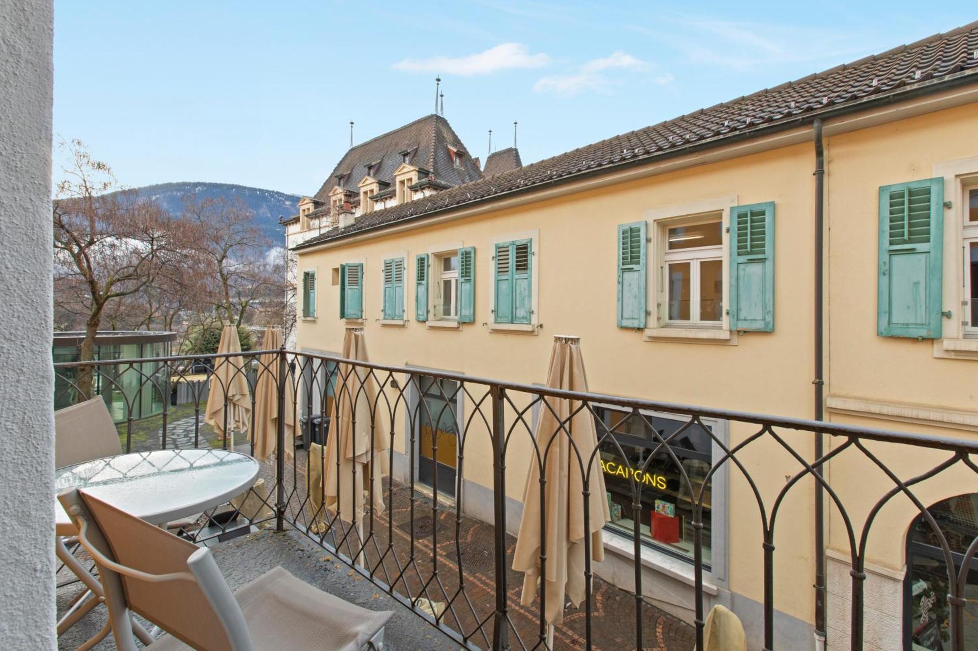 Hotel De La Poste Sierre Exteriér fotografie