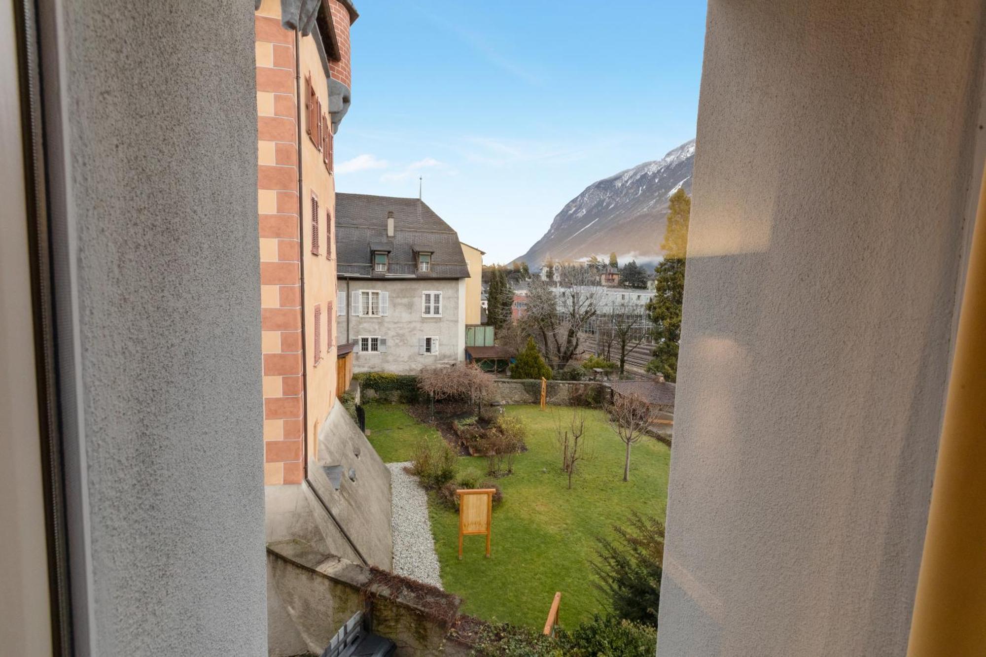 Hotel De La Poste Sierre Exteriér fotografie